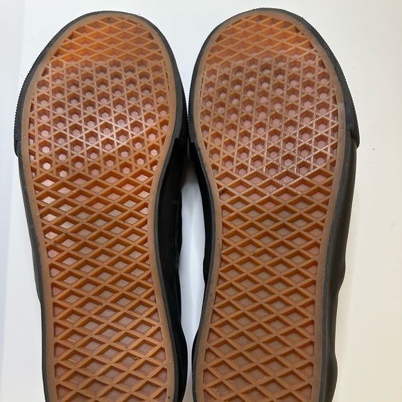 Vans Pop Cush Slip-ons Men’s Size 10 in All Black - Picture 15 of 16